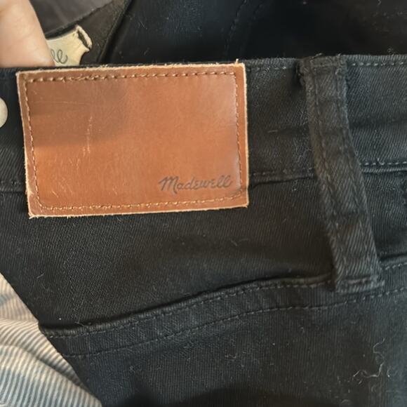 Madewell 9" High-Rise Skinny Jeans in Black Size 28 - Picture 4 of 7